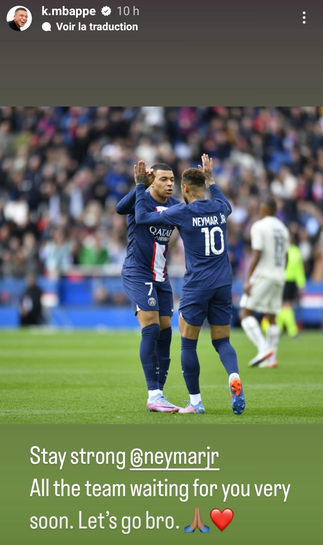 Psg Le Message Fort De Mbapp Neymar Actualite Paris Psg