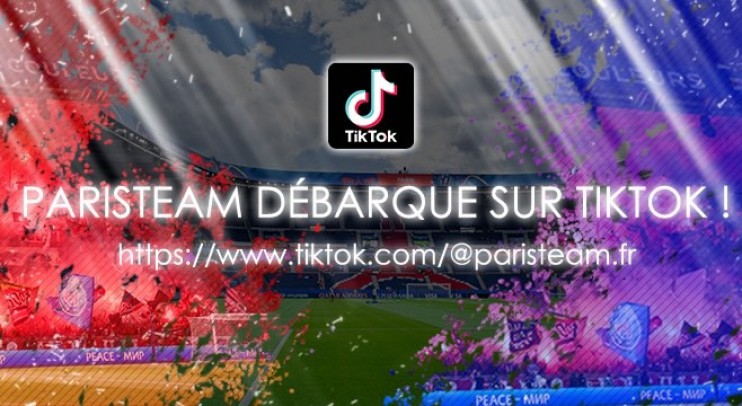 Paristeam.fr débarque sur Tiktok ! 